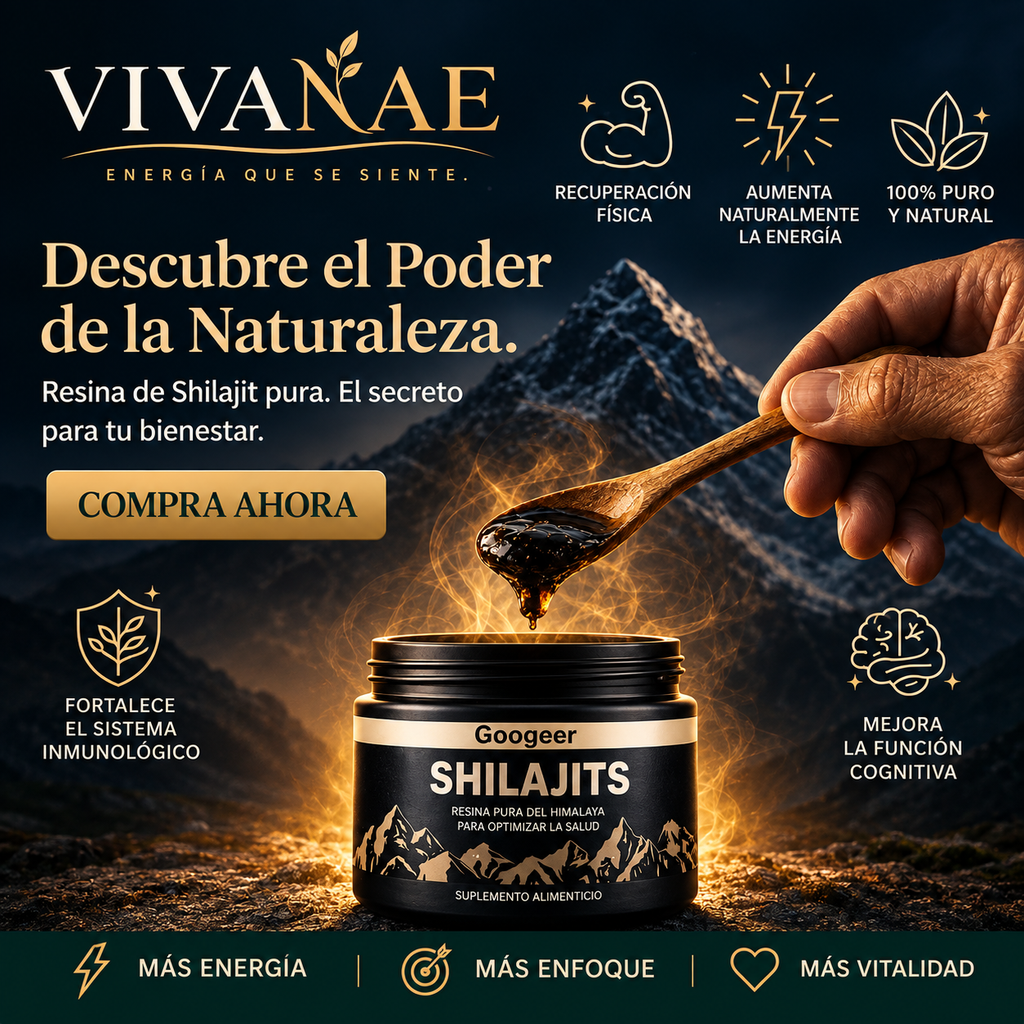Shilajit Vivanae - Energía Real, Probado y Garantizado