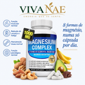 Complejo de Magnesio 1000mg - Vivanae, 8 formas de magnesio elemental
